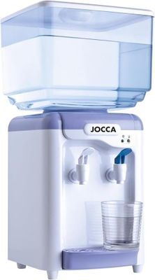 un distributeur d'eau surmonté d'un gobelet