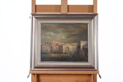 a picture of a painting hanging on a wall