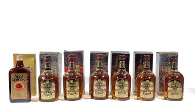 SIX BOUTEILLES DE WHISKY CHIVAS REGAL, douze years dans leur…