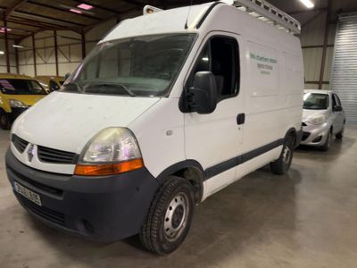 une camionnette blanche garée dans un garage