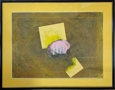 José Luis ZORRILLA PIZARRO Composition à la tâche rose, 1988…