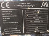 a sign on the side of a building that says am