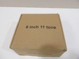 a brown box with a black writing on it