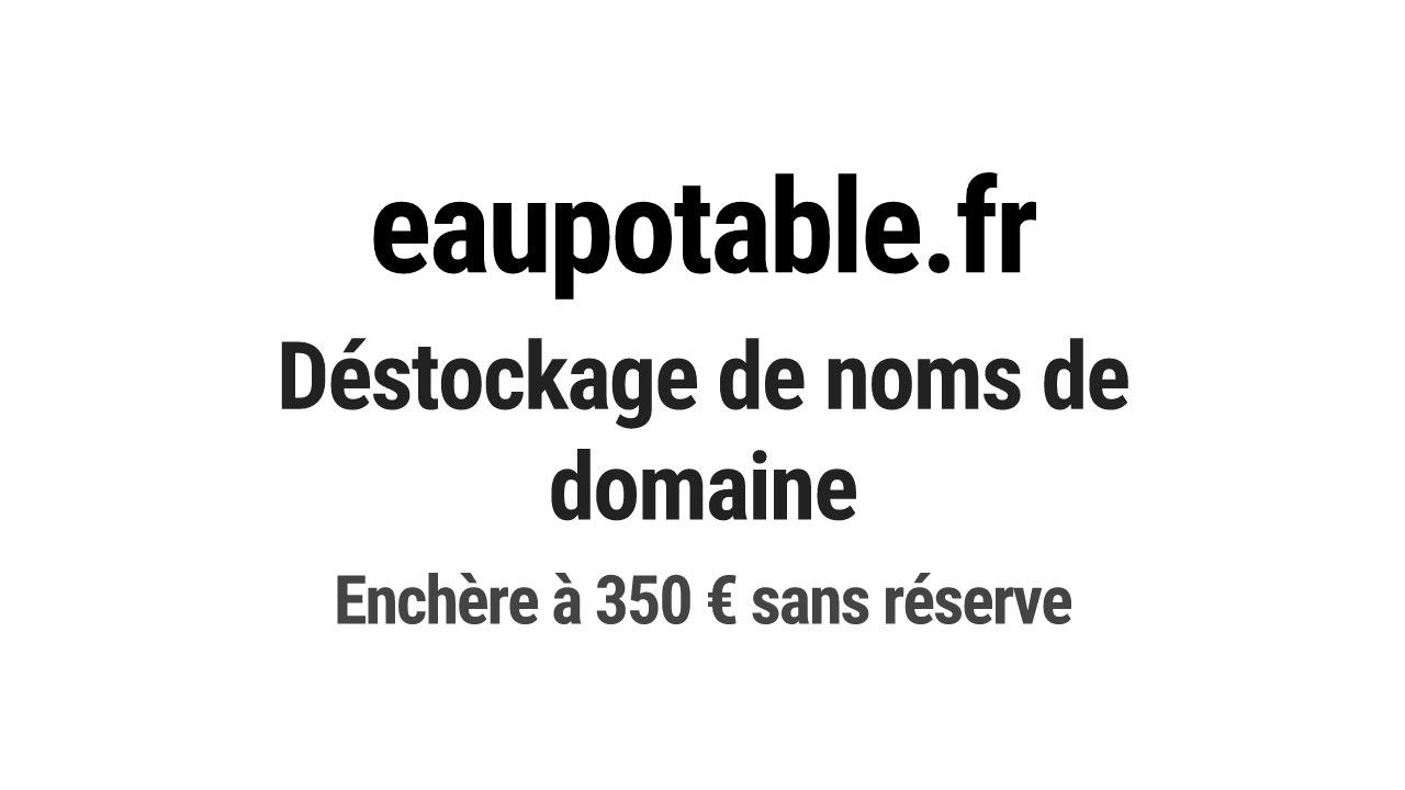 Destockage & Invendus