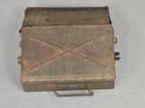 a small metal box with the word flars written on it