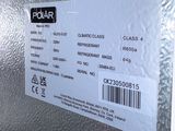 a close up of a metal box with a label on it