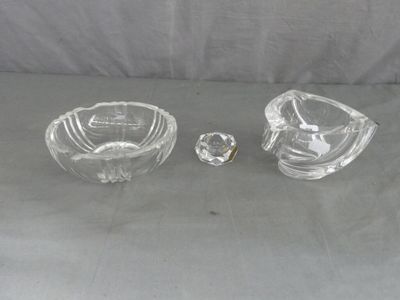 DAUM FRANCE - coupe vide-poche en cristal