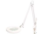 une photo d'une lampe loupe sur fond blanc