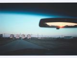 a picture of a picture taken from a car window
