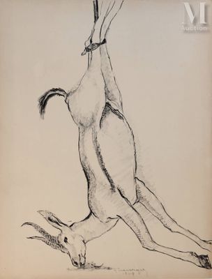 une image représentant le dessin d'une femme faisant le poirier