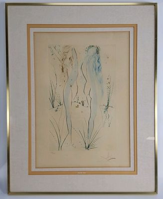 Salvador DALI (1904-1989) "Femmes fleuries " Série Cantique …