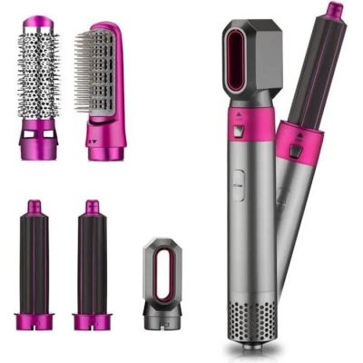a group of different types of hair brushes and combs on a white background