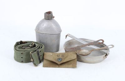a lot of items that are sitting on a white surface
