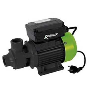 a green and black pump on a white background