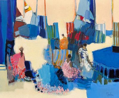 Claude FAUCHERE (1936-2019). Composition. - Photo 1