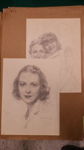 Lucien Henri GRANDGERARD (1880-1970). Pochette numérotée contenan...