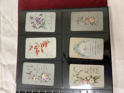 1 Classeur Safe bordeaux avec des cartes rhodoïd pour la maj…