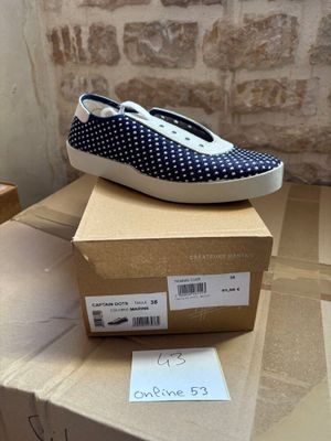 a box with a pair of shoes on top of it