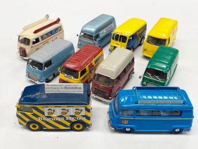 a lot of toy cars that are sitting on a table