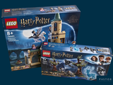 Ensemble Lego « Le château de Poudlard » de Harry Potter avec le Poudlard volant de Harry Potter