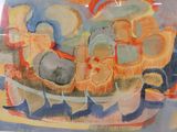 une image d'une peinture exposée dans une vitrine
