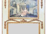 une image représentant un miroir sur lequel est peinte une femme et un enfant
