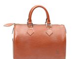 louis vuitton brown epi leather speedy bag