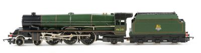 a toy train that is sitting on a white surface