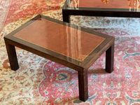 TABLE BASSE CARREE et PETITE TABLE BASSE en placage de bois … (photo 2)
