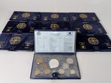an image of a box of coins with a blue cover