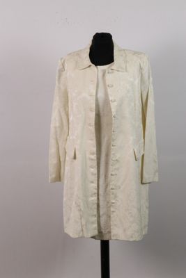 CHRISTIE DE LA RUE - Ensemble vintage en viscose et polyeste…