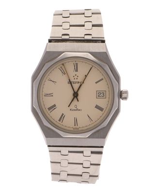 an image of a watch with roman numerals on the face