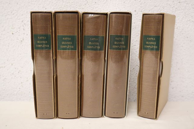 La Pléiade : KAFKA : Œuvres complètes , 5 volumes sous emboitage ...