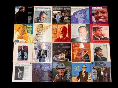 FRANCK SINATRA. 22 disques 33 tours de JAZZ dans 20 albums.