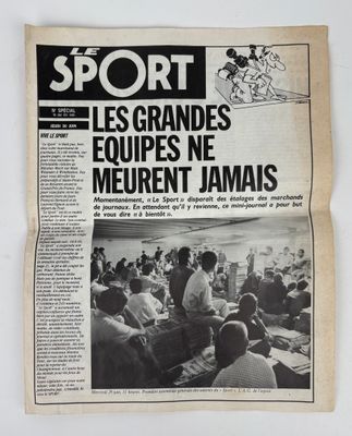 Omnisport / Presse / Le Sport Numéro spécial non diffusé du …