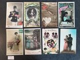 beaucoup de cartes avec des photos de personnes
