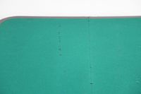 Table de jeu portefeuille en placage de ronce d'acajou ouvra… (photo 3)
