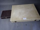 a box that is sitting on a table with a label on it