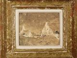 an image of a picture of a painting on a wall