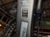 a close up of a bike with a chain attached to it