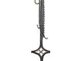 an image of a knife that is hanging on a wall