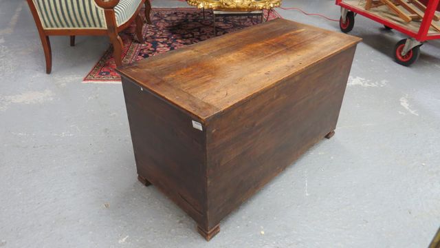 Coffre en bois H : 51 x 92.5 x 44
