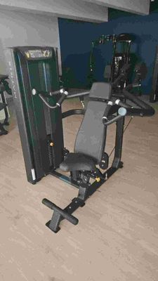 an image of a gym equipment set up in a room