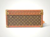 louis vuittoupe trunk in monograme canvas and leather