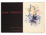 Jean Linguely, lot de deux livres, signés et numérotés par Jean Linguely