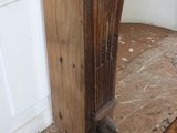 a picture of a wood floor with a piece of plywood flooring