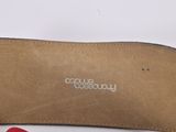 christiane garaud red sued pointed toe pumps size 37