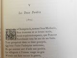 an open book with a black and white picture on it