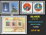 four different stamps with a picture of a bird and a plane