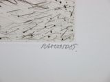 a black and white drawing of a picture on a piece of paper